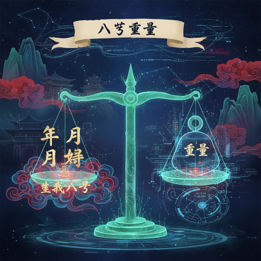 生辰八字 - 八字重量