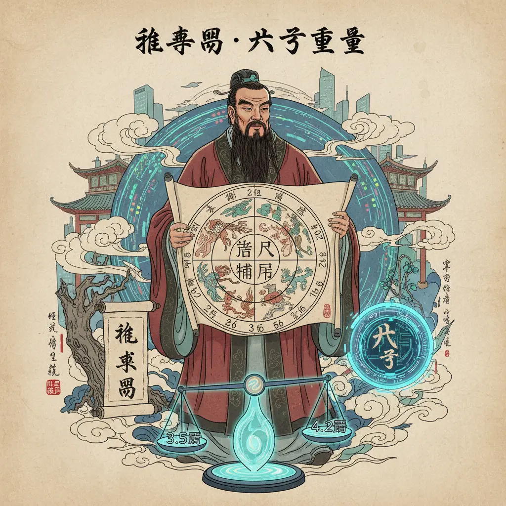 八字重量 - 推背圖