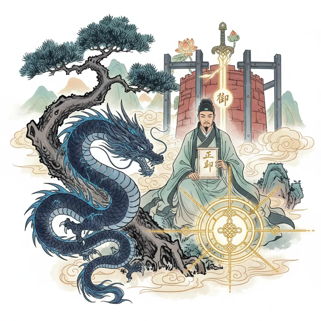 正印 - 偏官